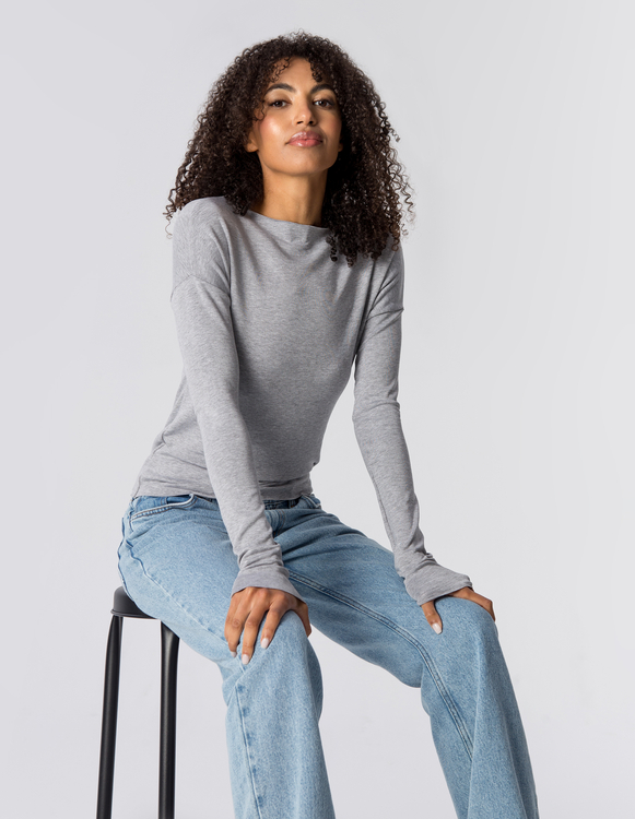 LONGSLEEVE ABBY GREY