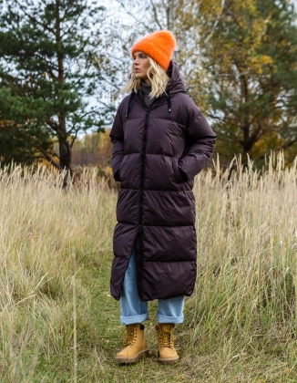 PŁASZCZ PUCHOWY ASPEN BROWN