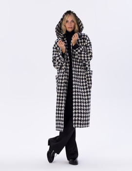 WOOL COAT WITH HOOD VERONA