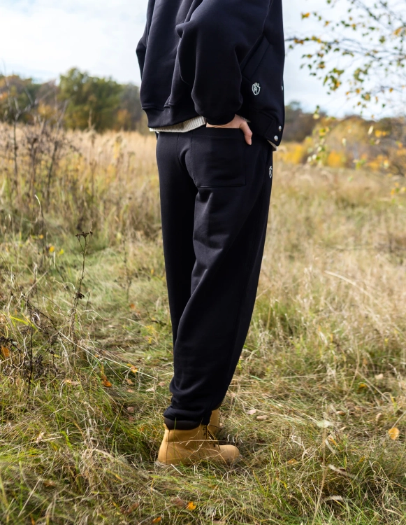 SPODNIE SANDER CZARNE