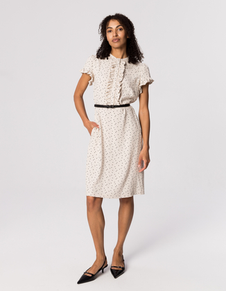 SUKIENKA ROSALIE BLACK DOTS