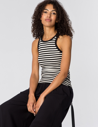 TOP IRIS BLACK STRIPES