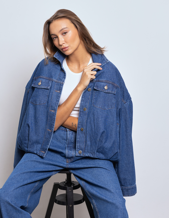 KURTKA DEMI NAVY JEANS