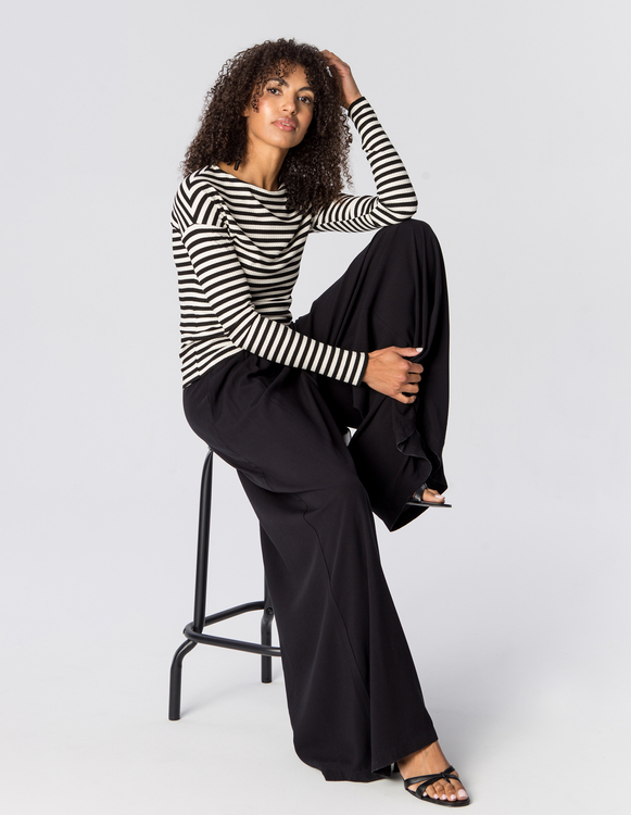 LONGSLEEVE ABBY BLACK STRIPES