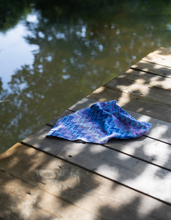 JIMMY BLUE SCARF
