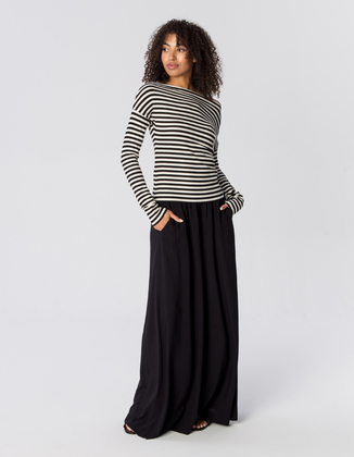 LONGSLEEVE ABBY BLACK STRIPES