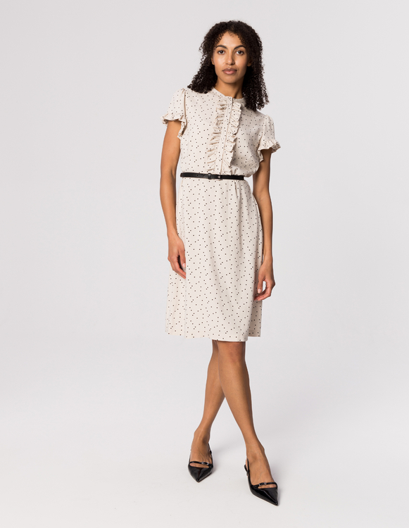 SUKIENKA ROSALIE BLACK DOTS