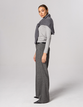  SPODNIE TINA GREY MELANGE