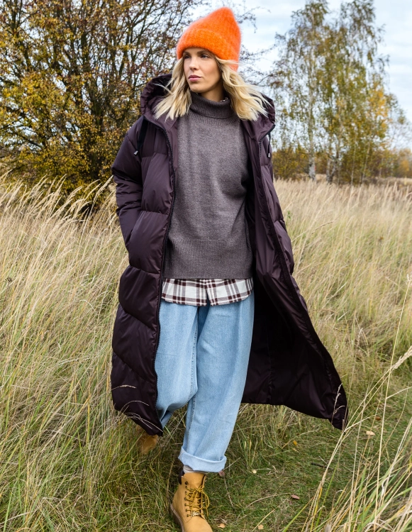 PŁASZCZ PUCHOWY ASPEN BROWN