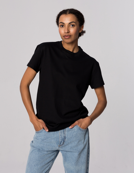 COTTON T-SHIRT EASY BLACK