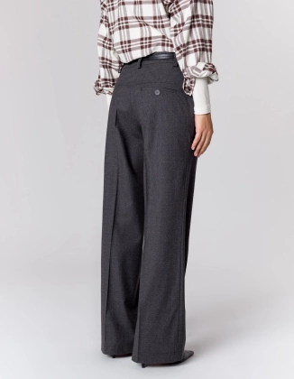 WEŁNIANE SPODNIE TINA GREY