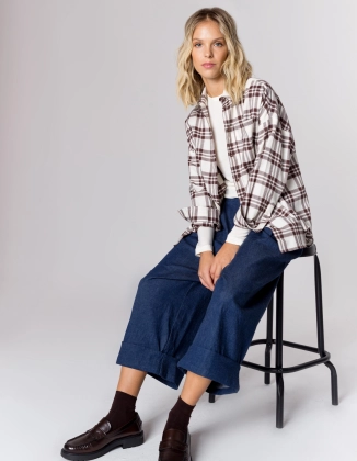 KOSZULA MISSY BROWN CHECK