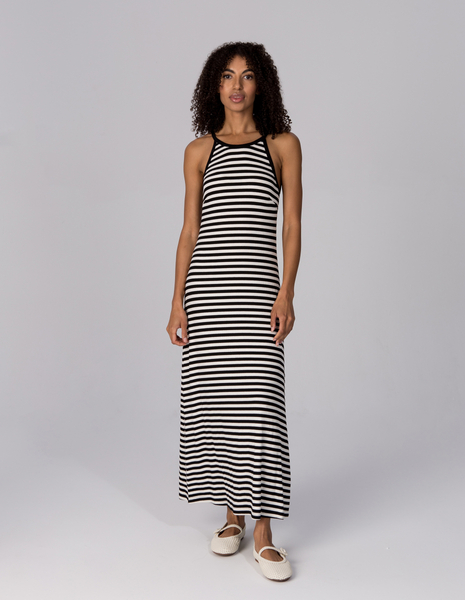 SUKIENKA GLORI BLACK STRIPES