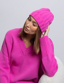 CAP COCO PINK, WOOL/CASHMERE