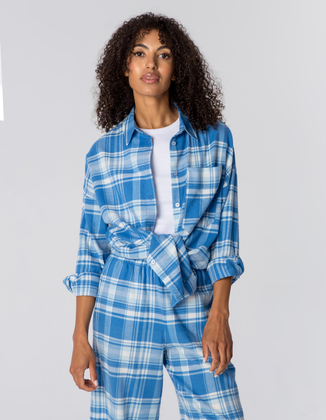 KOSZULA MISSY BLUE CHECK