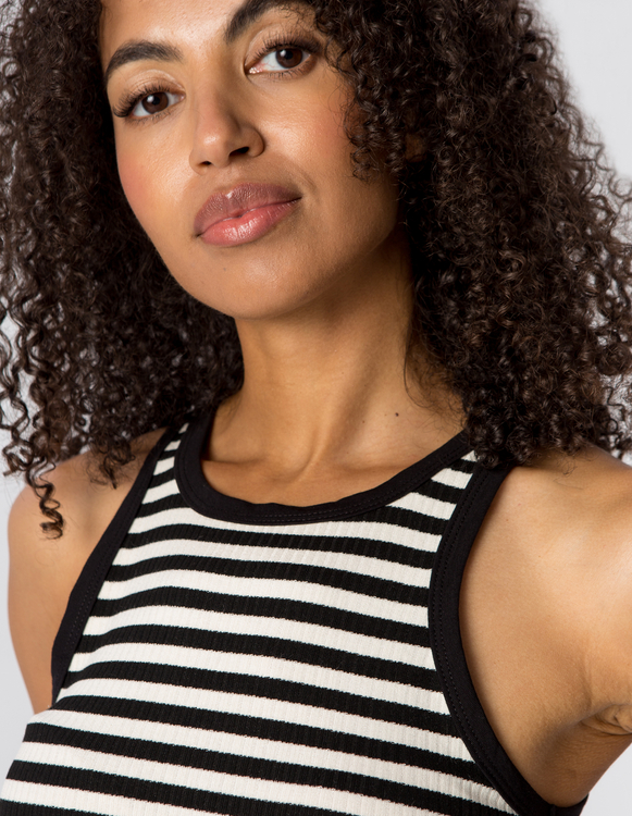 TOP IRIS BLACK STRIPES