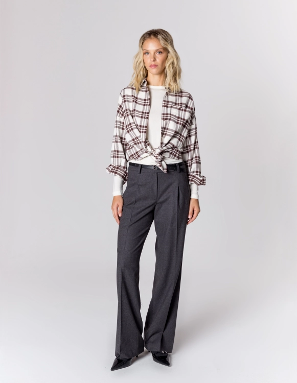 KOSZULA MISSY BROWN CHECK