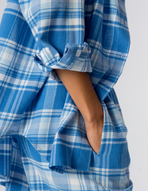 KOSZULA MISSY BLUE CHECK