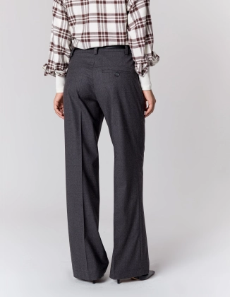 WEŁNIANE SPODNIE TINA GREY