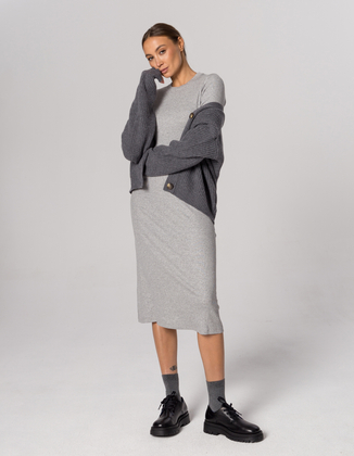 SUKIENKA BETHY GREY