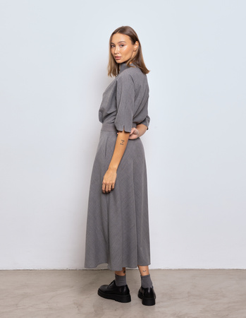 WOOL DRESS CARLY GREY