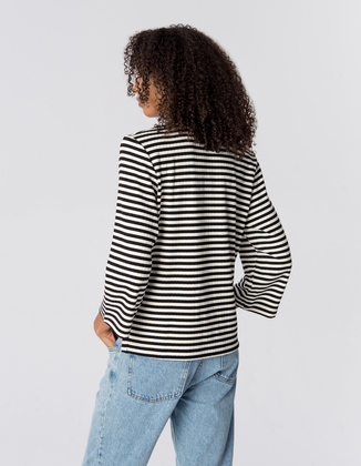 T-SHIRT JOY BLACK STRIPES