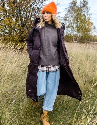 PŁASZCZ PUCHOWY ASPEN BROWN