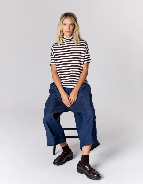 GOLF IVY BROWN STRIPES