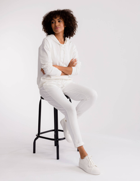 CREAM SWEATPANTS GINA