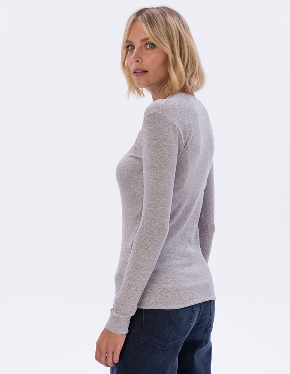 LONGSLEEVE MOLLY GREY, LYOCELL/ ELASTAN