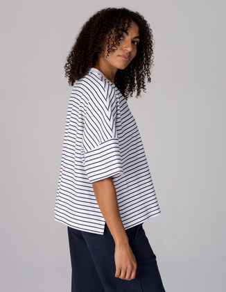 T-SHIRT ERIN NAVY STRIPES