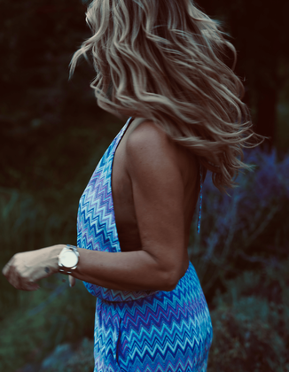 KENNY BLUE JUMPSUIT