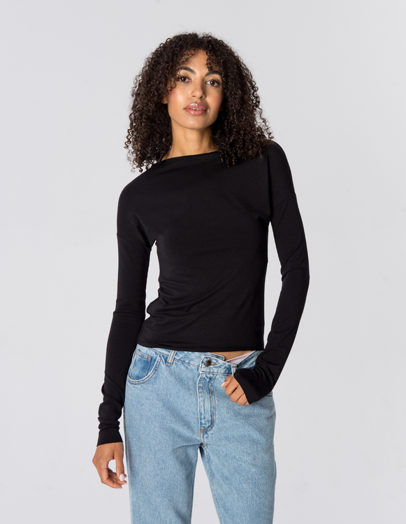 LONGSLEEVE ABBY BLACK