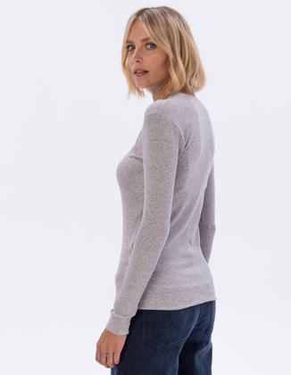  LONGSLEEVE MOLLY GREY, LYOCELL/ ELASTAN