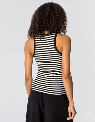 TOP IRIS BLACK STRIPES