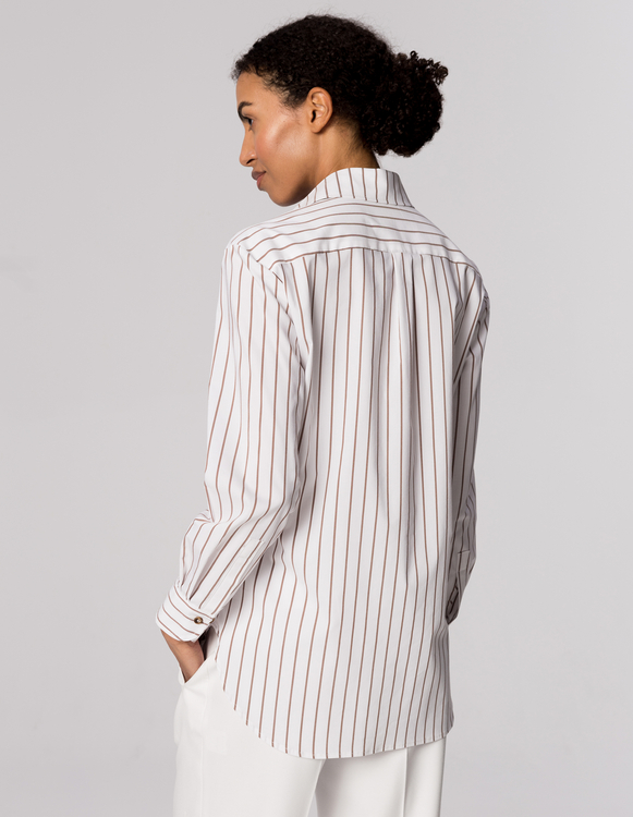 KOSZULA GABI MOCCA STRIPES