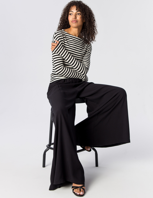 LONGSLEEVE ABBY BLACK STRIPES