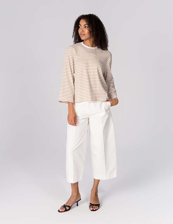 T-SHIRT JOY MOKKA STRIPES