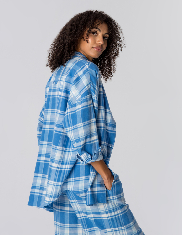 KOSZULA MISSY BLUE CHECK
