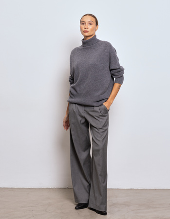 TURTLENECK FIDEL GREY, WOOL/CASHMERE