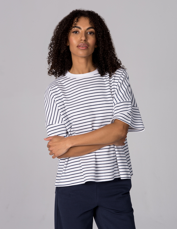 T-SHIRT ERIN NAVY STRIPES