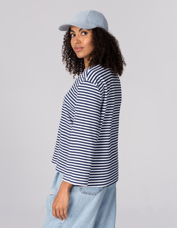 T-SHIRT JOY NAVY STRIPES