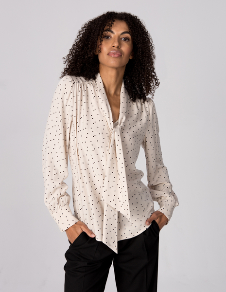 KOSZULA AUSTIN BLACK DOTS