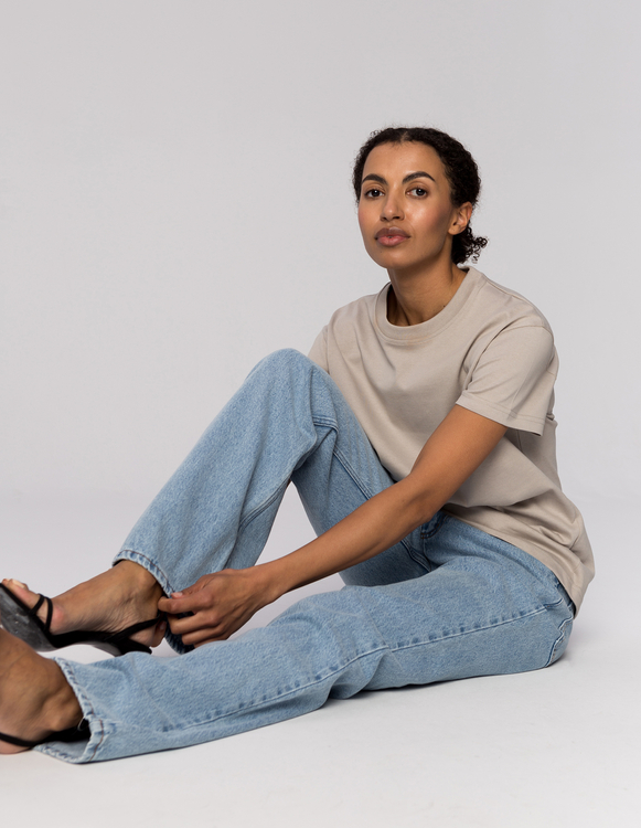 T-SHIRT EASY BEIGE