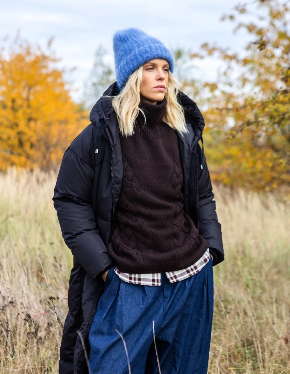 PŁASZCZ PUCHOWY ASPEN BLACK