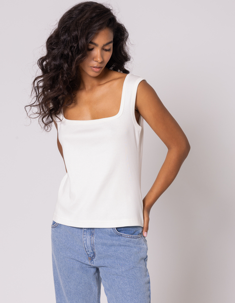 CREAM TOP ELLE