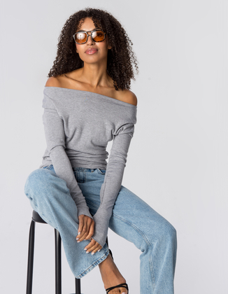 LONGSLEEVE ABBY GREY