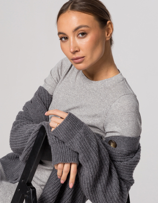 SUKIENKA BETHY GREY