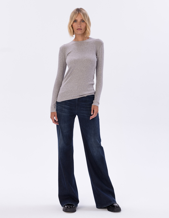  LONGSLEEVE MOLLY GREY, LYOCELL/ ELASTAN