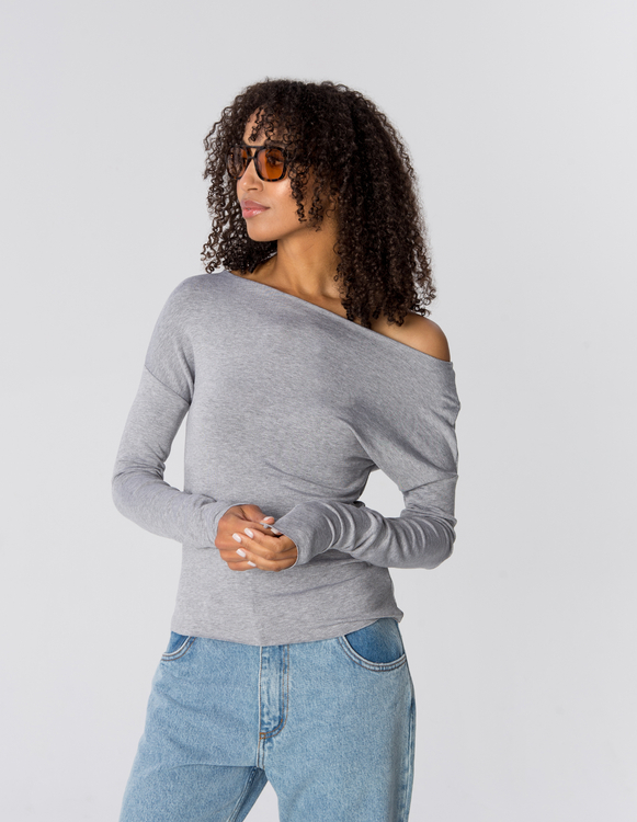LONGSLEEVE ABBY GREY